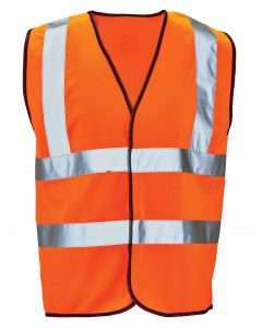 Orange High Visibility Waistcoat